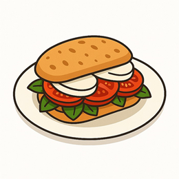 CIABATTA CAPRESE (150g)