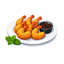 KREWETKI W PANKO (150g).