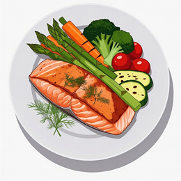 ŁOSOŚ SMAŻONY (450g)