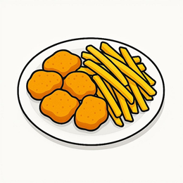 NUGGETSY Z FRYTKAMI (250g)